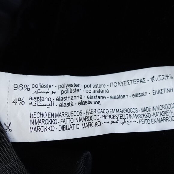 NWT Zara Black Velvet Mini Dress w/ Jewel Buttons Women Size M - Picture 9 of 10